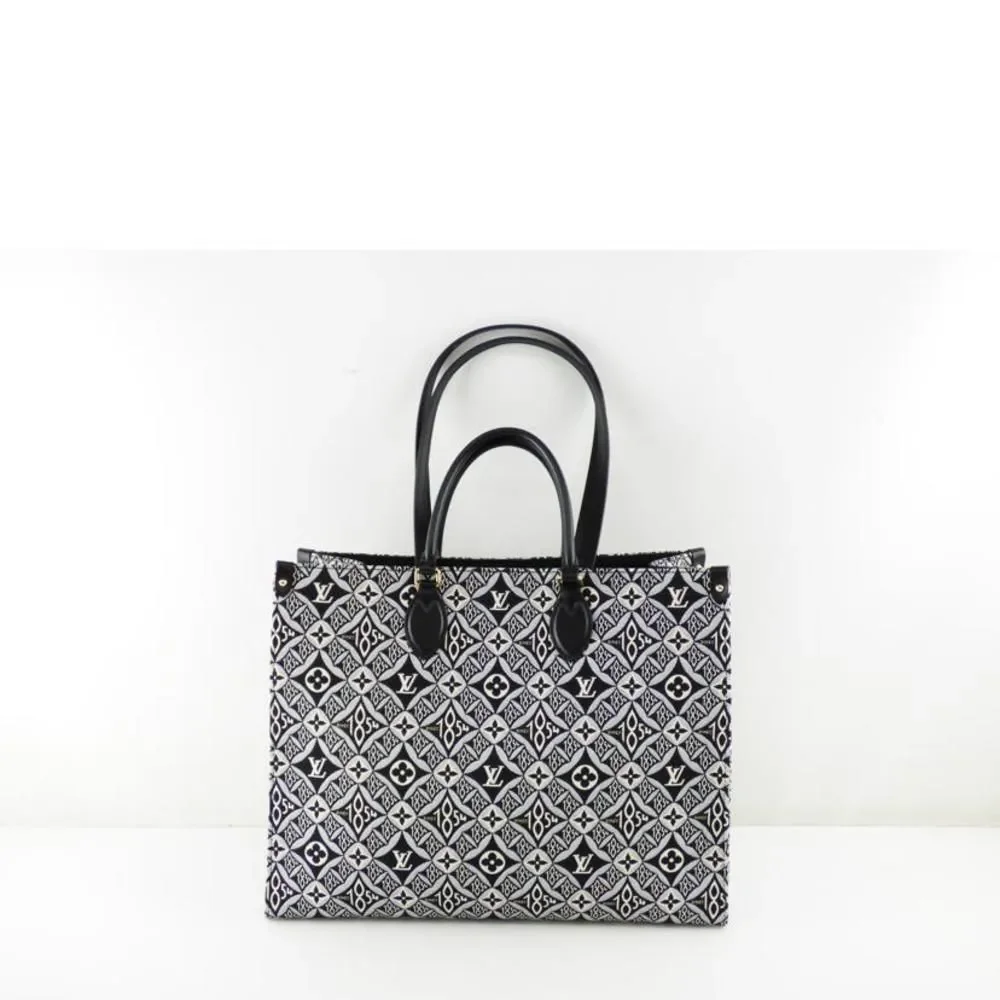 Louis Vuitton On The Go GM Monogram Jacquard Since 1984 Shoulder Bag